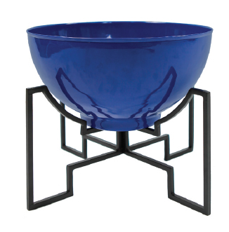 Wrought Iron Plant Stand with Planter Container